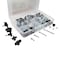 Big Horn 149 Piece Universal T-Track & Jig Hardware Kit-1/4 Inch -20 TPI 12620 - alternate 3